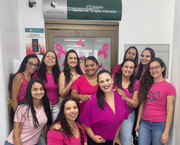 Atividades conscientizam colaboradoras do CHSL sobre a preveno de cncer de mama